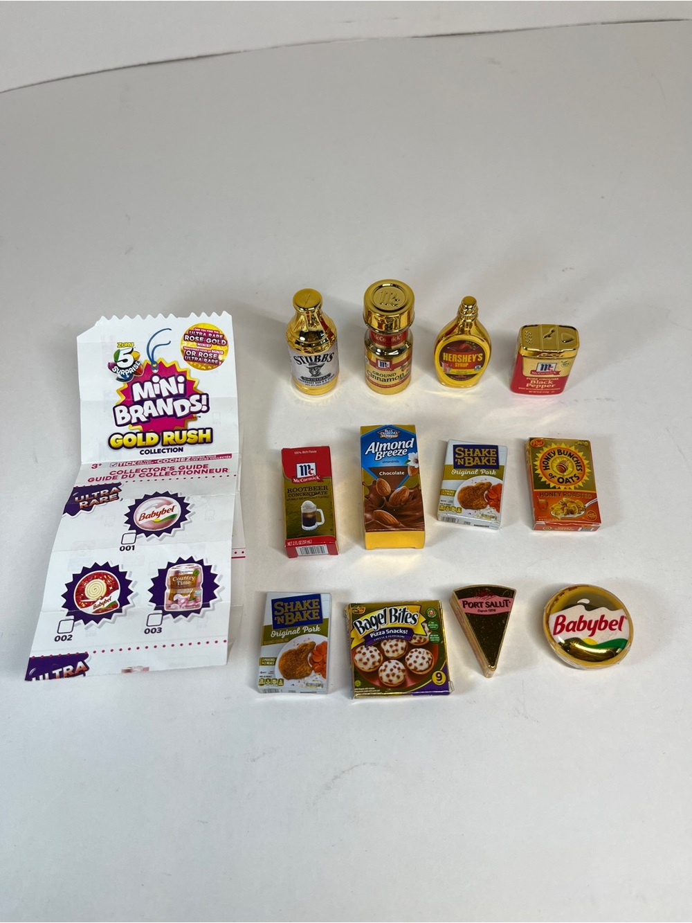 Mini Brands Zuru Surprise Toys Gold Rush Food Drinks Grocery Store Products Lot